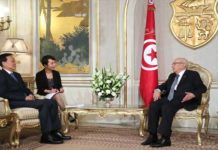 Coopération: Un responsable chinois reçu au Palais de Carthage