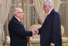 Jean-Pierre Chevènement reçu à Carthage