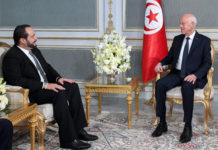 Le vice-président du Parlement européen chez Kaïs Saïed