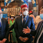 Hichem Mechichi à la synagogue de la Ghriba à Djerba