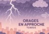Météo en Tunisie : orages et pluies localement abondantes attendus ce lundi Orages