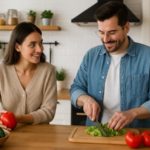 Femme Homme Ménage Cuisine