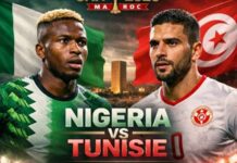 CAN 2025 : Nigeria–Tunisie ce soir au Maroc – heure, stade et diffusion