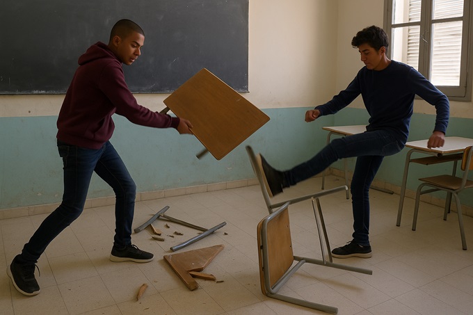 Vandalisme Lycée