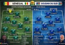 Sénégal – Soudan du Sud : Compositions, chaîne TV et enjeux du 8e de finale CAN 2025 SENEGAL SOUDAN