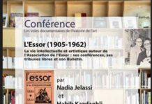Histoire de l’art en Tunisie : une conférence sur l’association L’Essor à la médiathèque du 32Bis