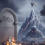 Budget France 2026 : La fin de l’illusion, l’heure de la rigueur sélective Infographie montrant la répartition du budget de l'État français 2026 avec une flèche ascendante pour la Défense et une flèche descendante pour le déficit public