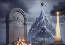 Budget France 2026 : La fin de l’illusion, l’heure de la rigueur sélective Infographie montrant la répartition du budget de l'État français 2026 avec une flèche ascendante pour la Défense et une flèche descendante pour le déficit public