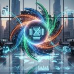 Image présentant les pôles d'innovation de Sanofi : vaccins, immunologie et recherche assistée par intelligence artificielle