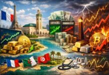 Graphique comparatif des performances boursières 2026 entre le CAC 40, le Tunindex et le MASI, illustrant la croissance régionale.