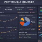 Portefeuille Virtuel DaschBoard du 24 mars 2026