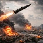 Frappes contre l’Iran et riposte : la crise s’étend et les réactions se multiplient Image illustrant la trajectoire des missiles iraniens lancés vers le Golfe depuis l'Iran après les frappes américano-israéliennes du 28 février 2026