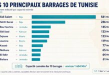 Principaux Barrages Tunisie