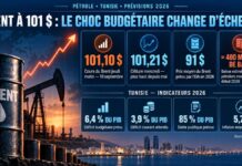 ÉNERGIE — FINANCES PUBLIQUES ! Tunisie : avec un Brent attendu à 91 dollars en moyenne en 2026, le choc budgétaire change d’échelle Cours BRENT 10-0962026