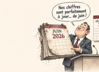CARICATURE | Budget tunisien 2026 : les chiffres restent en juin Caricature Budget