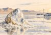 L’or blanc du désert : une découverte qui pourrait redessiner la place de la Tunisie dans l’économie mondiale Illustration symbolique du potentiel de lithium dans les saumures du Chott El-Jérid, en Tunisie, et des perspectives de transition énergétique.
